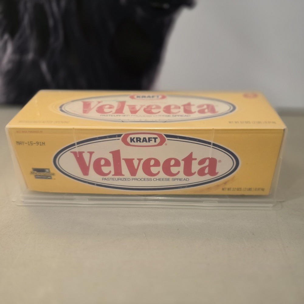 Kraft Velveeta Cheese Keeper Container With Lid Clear Great Condition